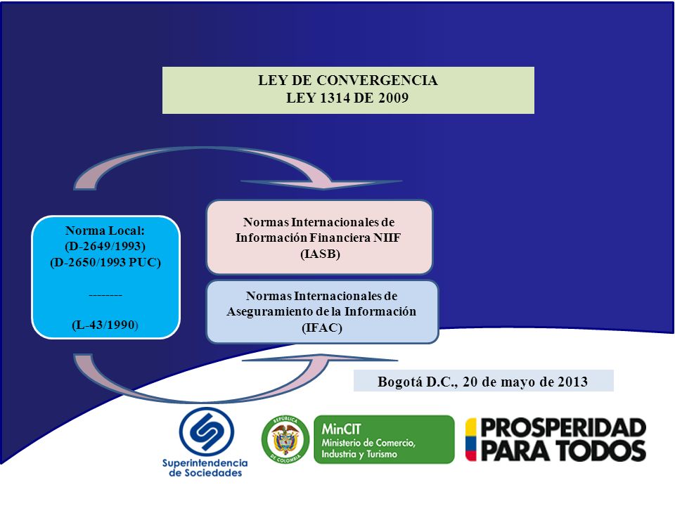 ley de convergencia 1314 de 2009
